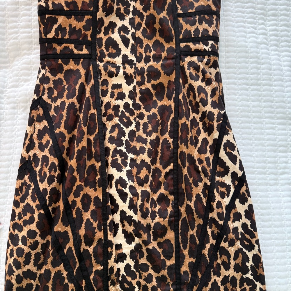 Sofia By Sofia Vergara Leopard Print Mini Dress - image 2